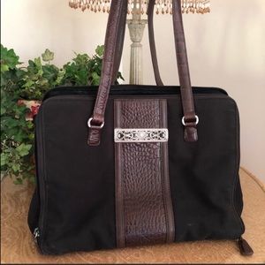 Brighton nylon/leather purse